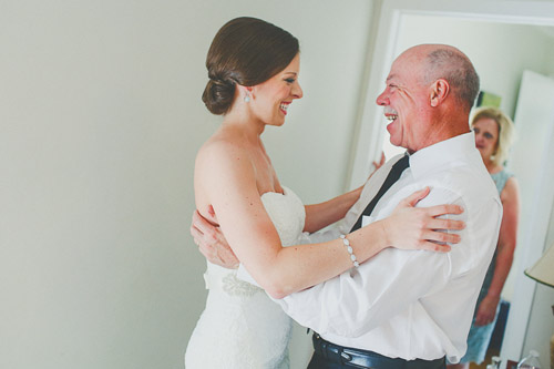 pink, blue and white summer wedding at Hacienda Del Lago, Volente, Texas - photo by Christina Carroll | via junebugweddings.com