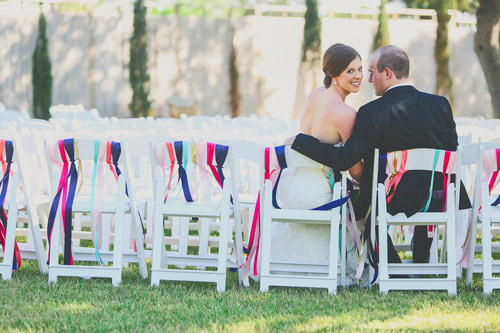 pink, blue and white summer wedding at Hacienda Del Lago, Volente, Texas - photo by Christina Carroll | via junebugweddings.com