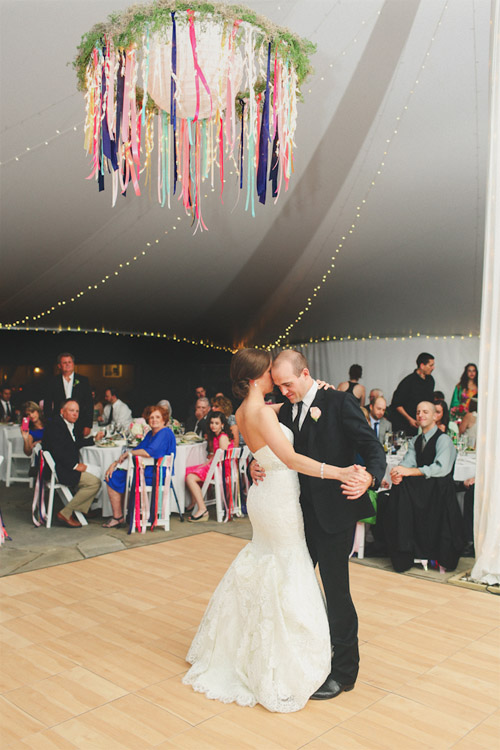 pink, blue and white summer wedding at Hacienda Del Lago, Volente, Texas - photo by Christina Carroll | via junebugweddings.com