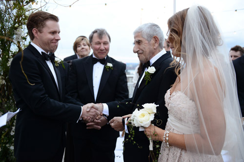 Chic wedding at the Mondrian Soho in NYC Photos by Andrea and Marcus Photography | junebugweddings.com