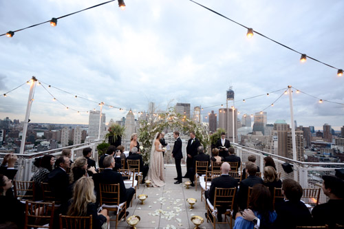 Chic wedding at the Mondrian Soho in NYC Photos by Andrea and Marcus Photography | junebugweddings.com