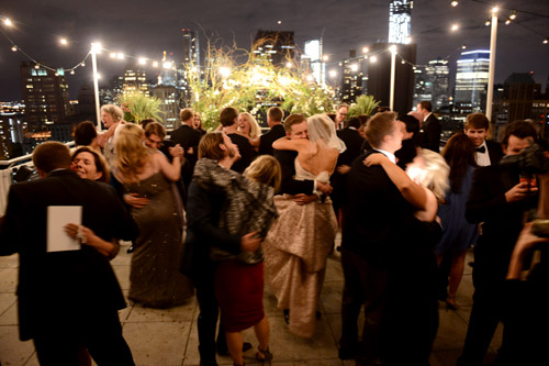 Chic wedding at the Mondrian Soho in NYC Photos by Andrea and Marcus Photography | junebugweddings.com