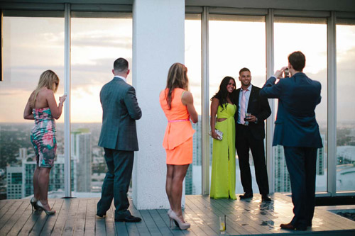 Modern chic wedding at the Viceroy Miami, photo by Becca Borge Photography | junebugweddings.com