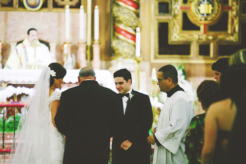 Classic and elegant ivory, blush and gold wedding in Miami, FL - photo by Tina Bass Photography | junebugweddings.com