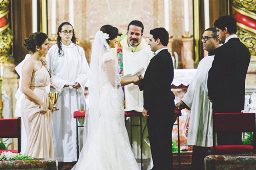 Classic and elegant ivory, blush and gold wedding in Miami, FL - photo by Tina Bass Photography | junebugweddings.com