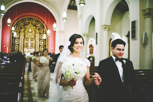 Classic and elegant ivory, blush and gold wedding in Miami, FL - photo by Tina Bass Photography | junebugweddings.com