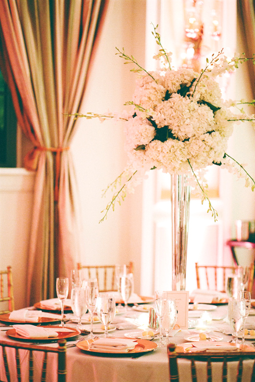 Classic and elegant ivory, blush and gold wedding in Miami, FL - photo by Tina Bass Photography | junebugweddings.com