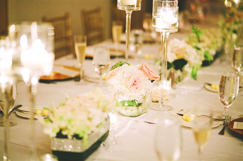 Classic and elegant ivory, blush and gold wedding in Miami, FL - photo by Tina Bass Photography | junebugweddings.com