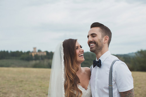 Romantic Destination Wedding in Tuscany, Italy - Junebug Weddings