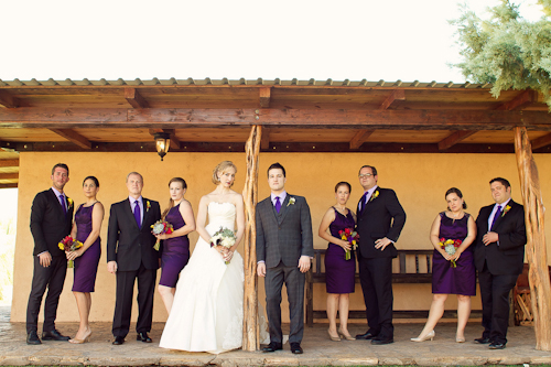 Bright wedding at The Gage Hotel in Marathon, Texas - photos by Spink Studio | junebugweddings.com