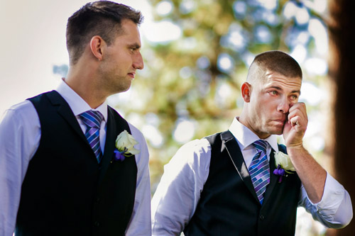 Lake Tahoe, Nevada modern wedding, photo by Mauricio Arias of Chrisman Studios | junebugweddings.com