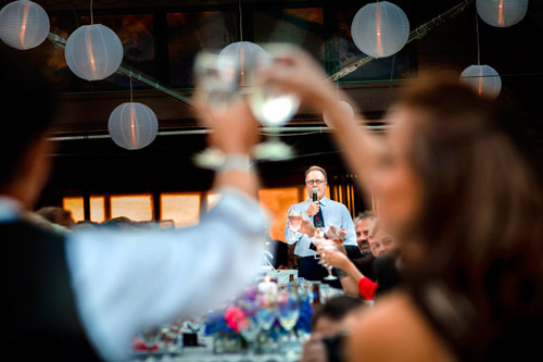 Lake Tahoe, Nevada modern wedding, photo by Mauricio Arias of Chrisman Studios | junebugweddings.com