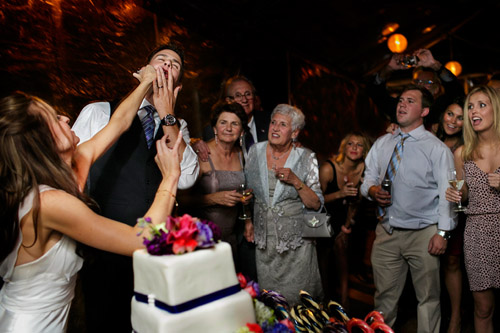 Lake Tahoe, Nevada modern wedding, photo by Mauricio Arias of Chrisman Studios | junebugweddings.com