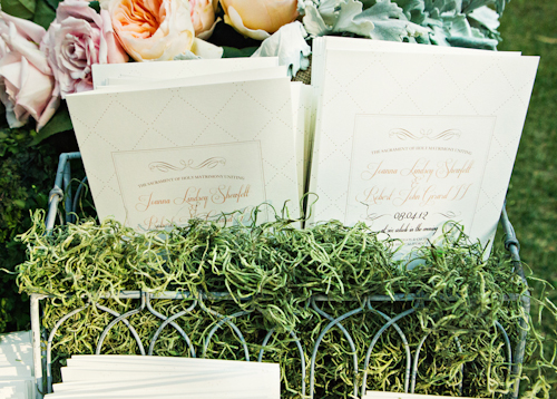 whimsical garden wedding in Malibu, California at Calamigos Ranch, with photos by Joy Marie Studios | junebugweddings.com