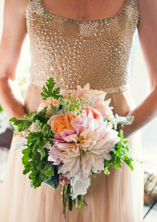 whimsical garden wedding bouquet by Floracopia - photo by Joy Marie Studios | junebugweddings.com