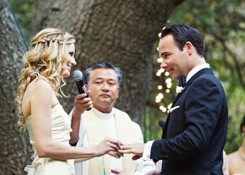 whimsical garden wedding in Malibu, California at Calamigos Ranch, with photos by Joy Marie Studios | junebugweddings.com