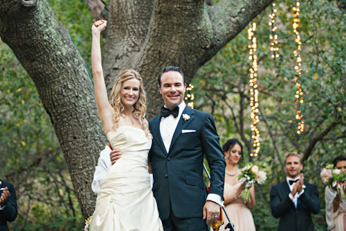 whimsical garden wedding in Malibu, California at Calamigos Ranch, with photos by Joy Marie Studios | junebugweddings.com