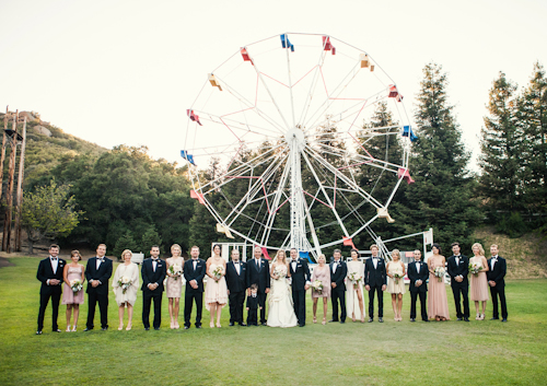 whimsical garden wedding in Malibu, California at Calamigos Ranch, with photos by Joy Marie Studios | junebugweddings.com