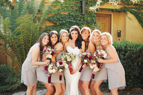 Elegant, rustic wedding at Auberge du Soleil, Napa. Floral design by Nancy Liu Chin, photos by Michele Waite | junebugweddings.com