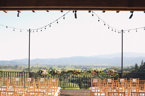 Elegant, rustic wedding at Auberge du Soleil, Napa. Floral design by Nancy Liu Chin, photos by Michele Waite | junebugweddings.com