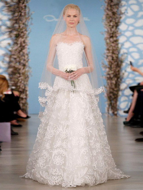 Oscar de la discount renta bridal 2014