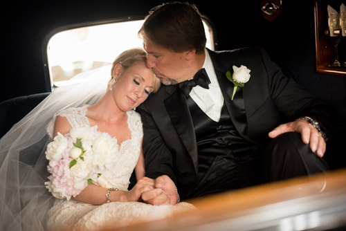 classic vintage pink and gray wedding at The Ritz-Carlton, Sarasota, FL - by Lisa Stoner and Abby Liga Photography | via junebugweddings.com