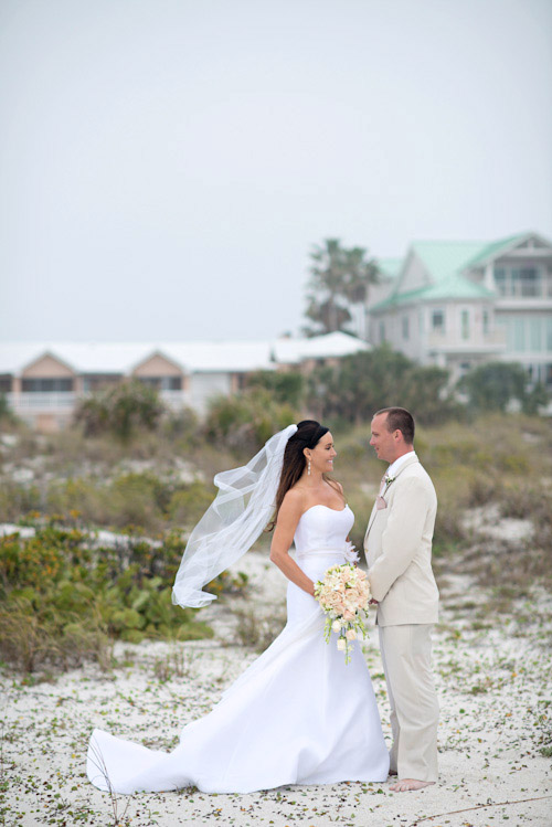 Pink White And Pearl Florida Beach Wedding Junebug Weddings