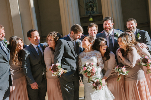 Richmond, Virginia wedding at Monumental Church and Main Street Station, photos by Soul Echo Studios | junebugweddings.com