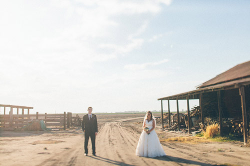 rustic cream and burlap California ranch wedding - photo by Kate Miller Photography | via junebugweddings.com