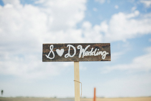 rustic cream and burlap California ranch wedding - photo by Kate Miller Photography | via junebugweddings.com