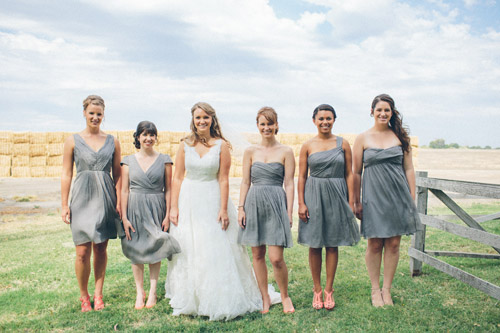 rustic cream and burlap California ranch wedding - photo by Kate Miller Photography | via junebugweddings.com