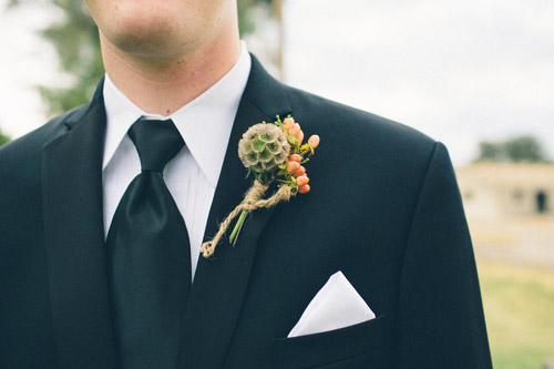 rustic cream and burlap California ranch wedding - photo by Kate Miller Photography | via junebugweddings.com