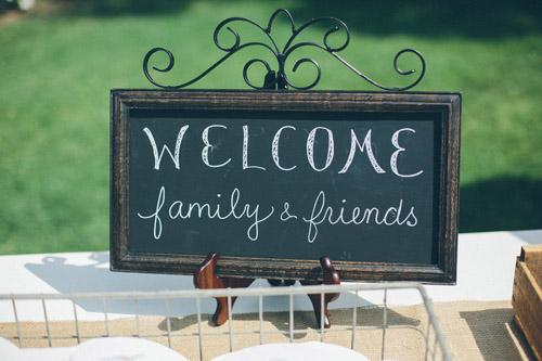 rustic cream and burlap California ranch wedding - photo by Kate Miller Photography | via junebugweddings.com