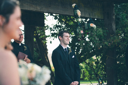 rustic cream and burlap California ranch wedding - photo by Kate Miller Photography | via junebugweddings.com