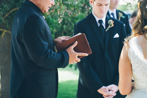 rustic cream and burlap California ranch wedding - photo by Kate Miller Photography | via junebugweddings.com