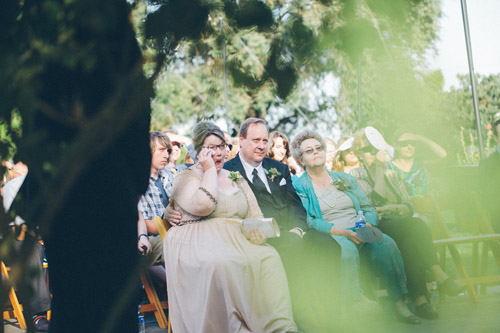 rustic cream and burlap California ranch wedding - photo by Kate Miller Photography | via junebugweddings.com