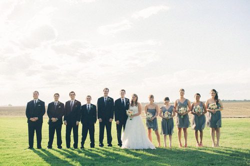 rustic cream and burlap California ranch wedding - photo by Kate Miller Photography | via junebugweddings.com