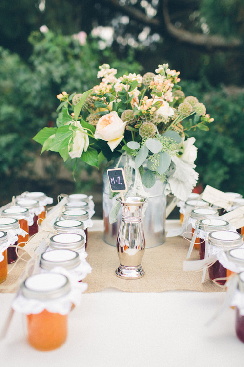 rustic cream and burlap California ranch wedding - photo by Kate Miller Photography | via junebugweddings.com