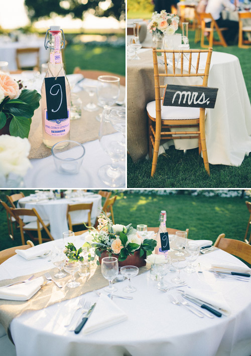 rustic cream and burlap California ranch wedding - photo by Kate Miller Photography | via junebugweddings.com