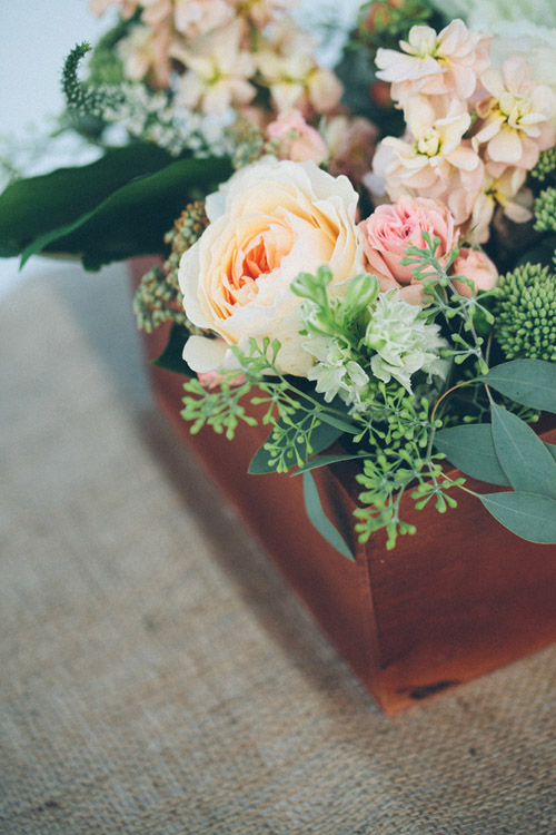 rustic cream and burlap California ranch wedding - photo by Kate Miller Photography | via junebugweddings.com