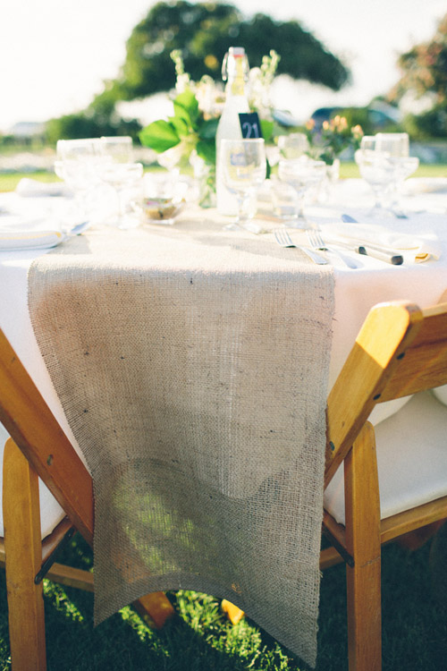 rustic cream and burlap California ranch wedding - photo by Kate Miller Photography | via junebugweddings.com