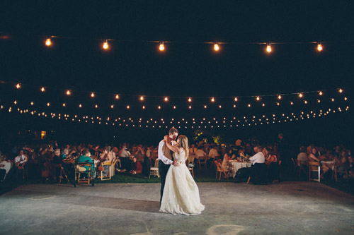 rustic cream and burlap California ranch wedding - photo by Kate Miller Photography | via junebugweddings.com