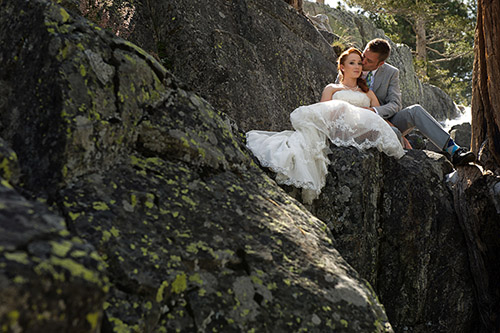 rustic, relaxed Lake Tahoe wedding from Felicia Events and Theilen Photography | via junebugweddings.com
