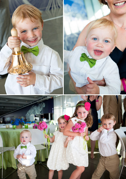 Seattle summer wedding at the Olympic Sculpture Park - photo by La Vie Photography | junebugweddings.com