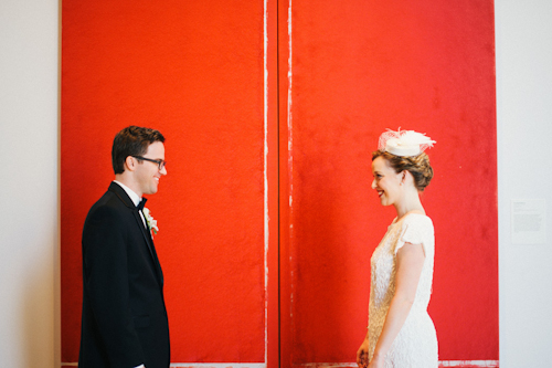 Inter-faith wedding at University of Michigan Museum of Art; photos by Heather Jowett | junebugweddings.com