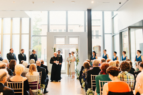 Inter-faith wedding at University of Michigan Museum of Art; photos by Heather Jowett | junebugweddings.com