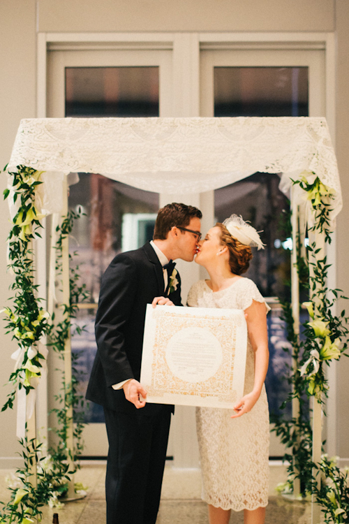 Inter-faith wedding at University of Michigan Museum of Art; photos by Heather Jowett | junebugweddings.com