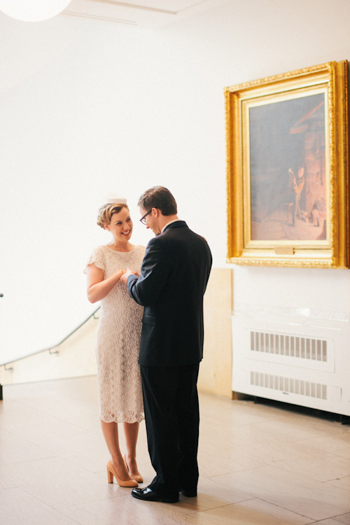 Inter-faith wedding at University of Michigan Museum of Art; photos by Heather Jowett | junebugweddings.com