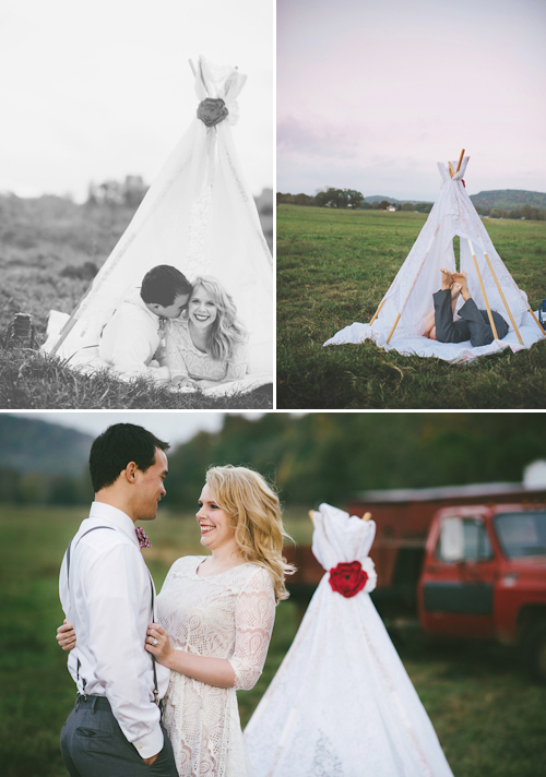 Valentine's theme engagement shoot from Jessie Holloway Photography| junebugweddings.com