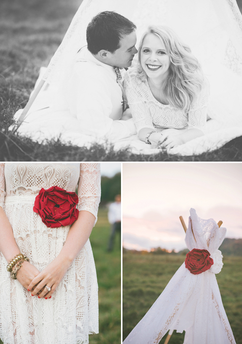 Valentine's theme engagement shoot from Jessie Holloway Photography| junebugweddings.com